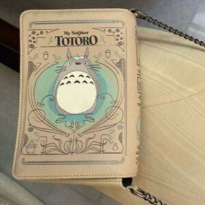 My neighbor Totoro-Studio Ghibli Chain Crossbody Vegan Purse-Looks Like a Book!